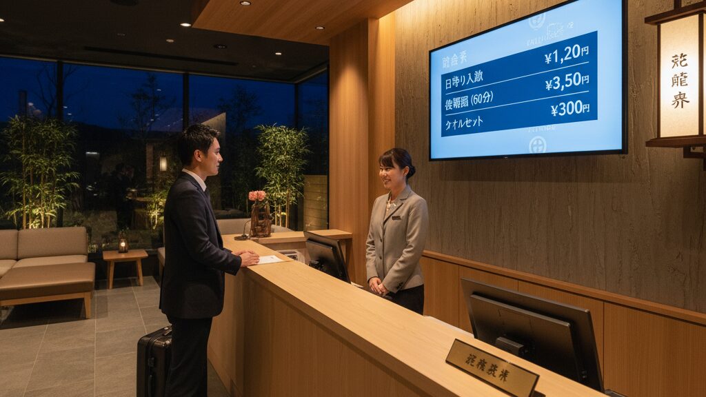 休憩やフリータイムなど料金プランの多様性