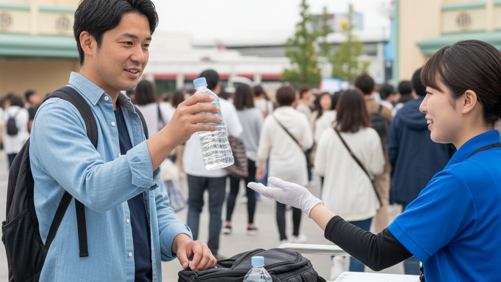 600mlのペットボトルは持ち込める？