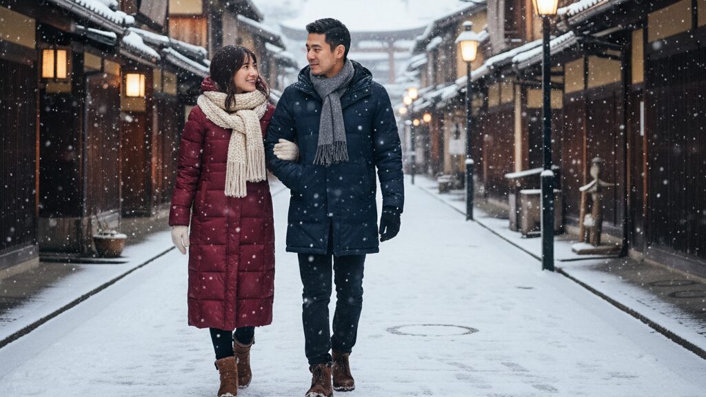 1月2月の服装は万全な防寒対策を