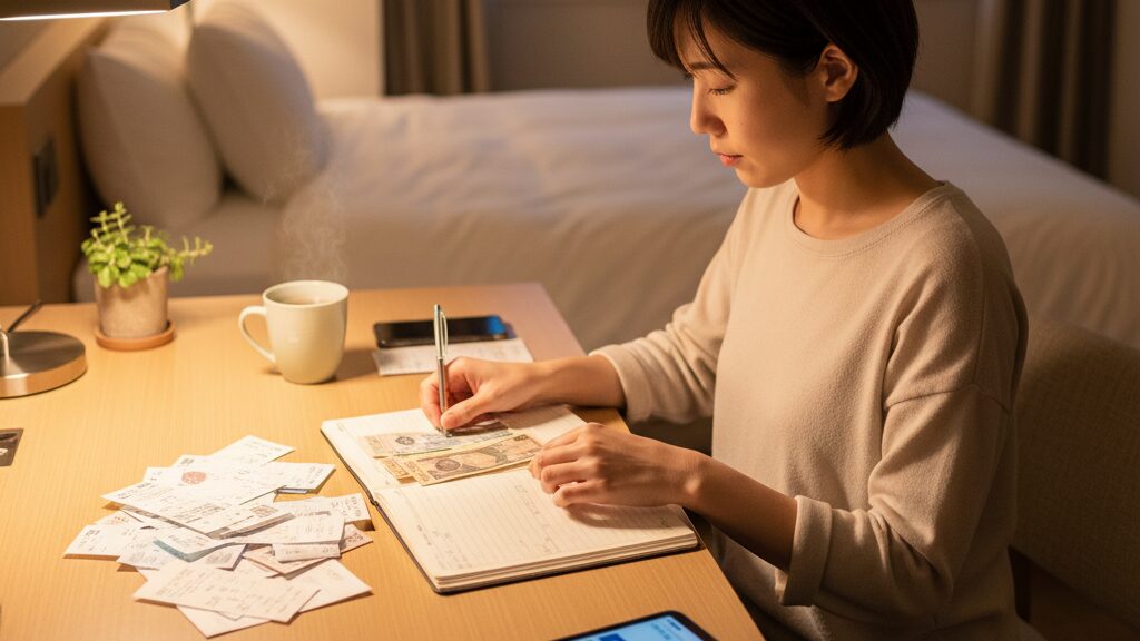 予算二泊三日の詳しい内訳