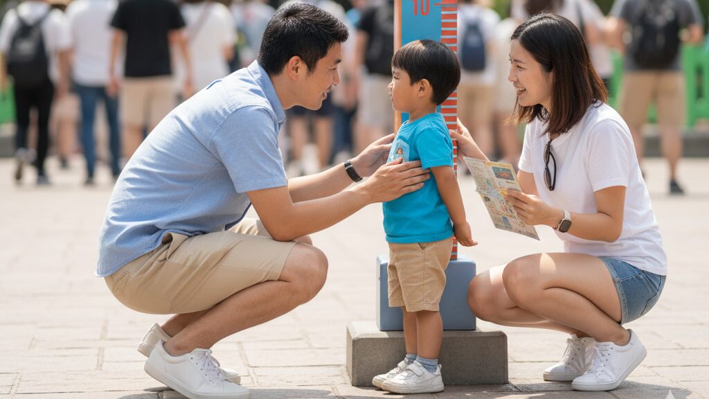 身長制限には靴の分が含まれる？ギリギリの疑問