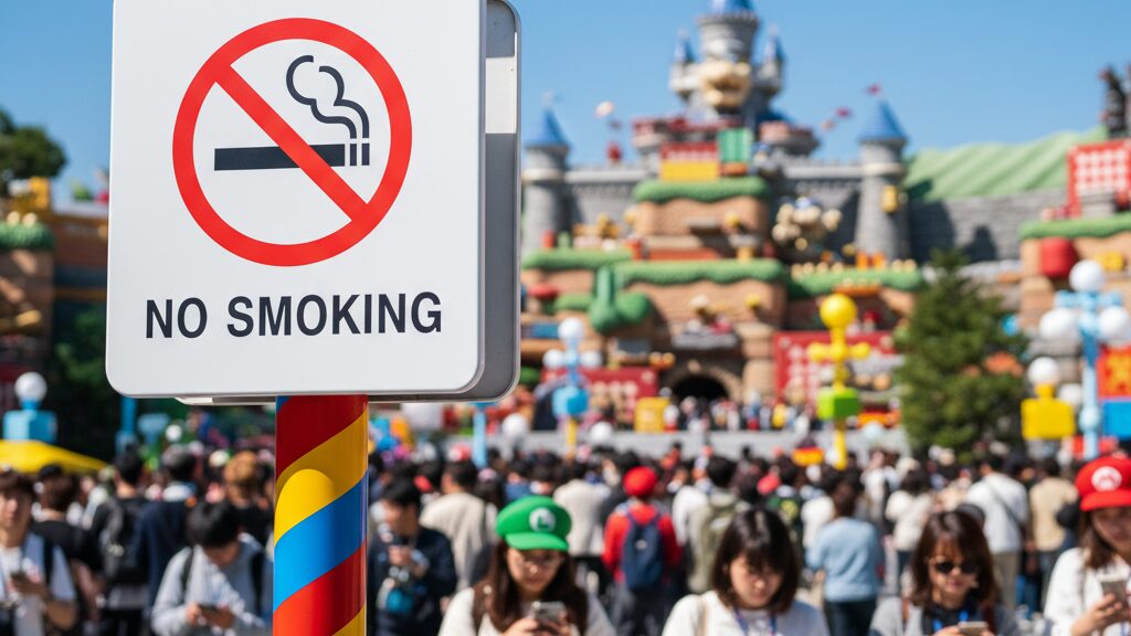 マリオエリアに喫煙所はある?