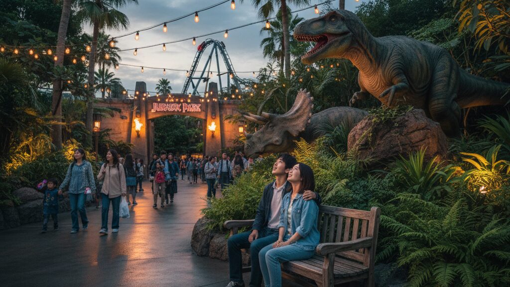 ジュラシックパークの喫煙所