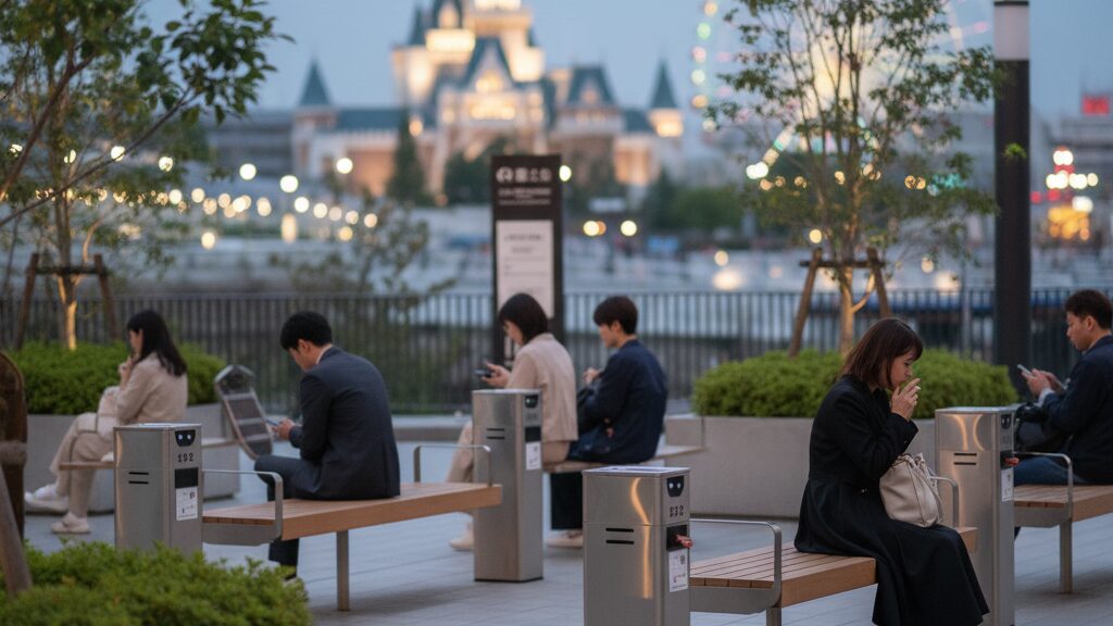 ユニバーサルスタジオジャパンの喫煙所