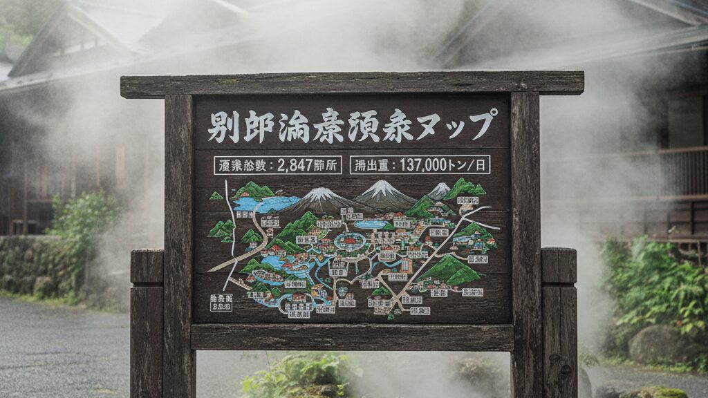 源泉数と湧出量！別府温泉の何がすごい？