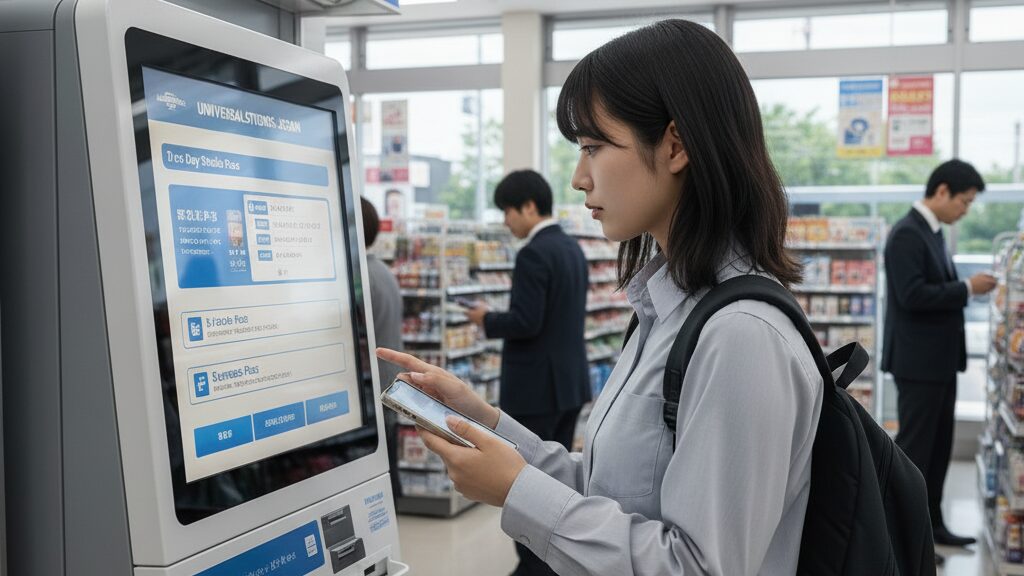 ユニバ チケット 学割 コンビニでの支払い方法