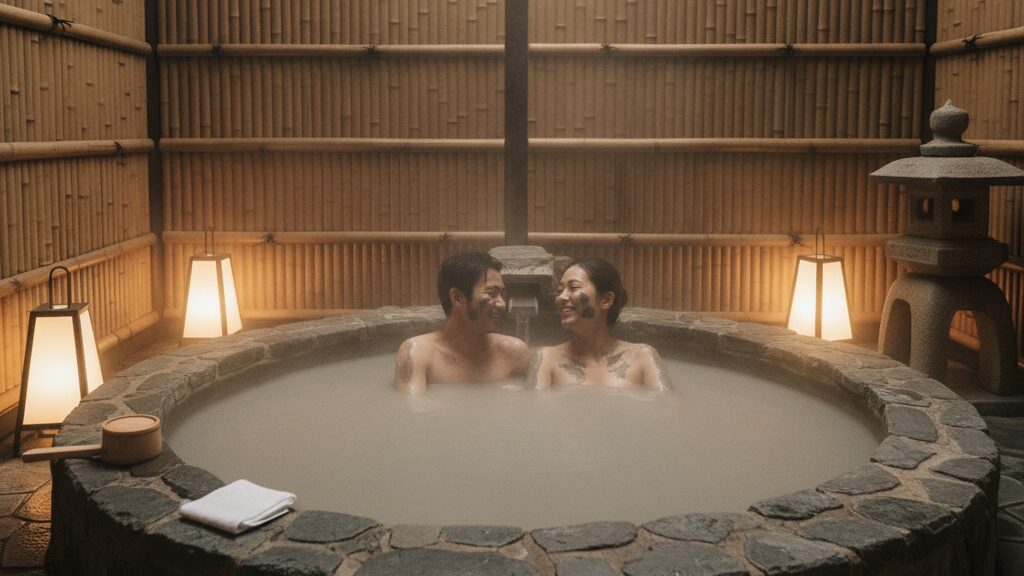 プライベート空間で楽しむ家族風呂