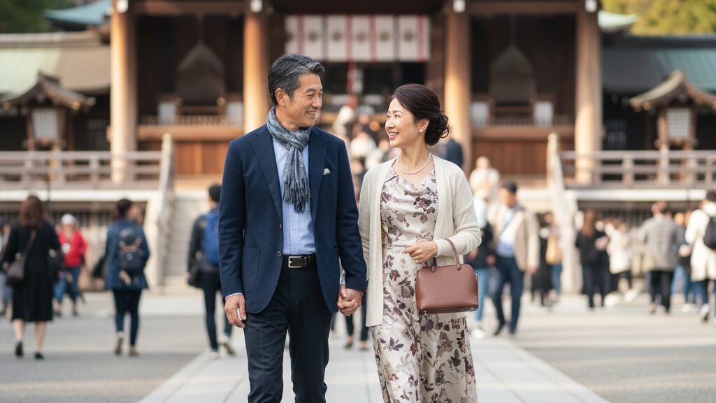 快適に過ごす40代50代 京都旅行 服装