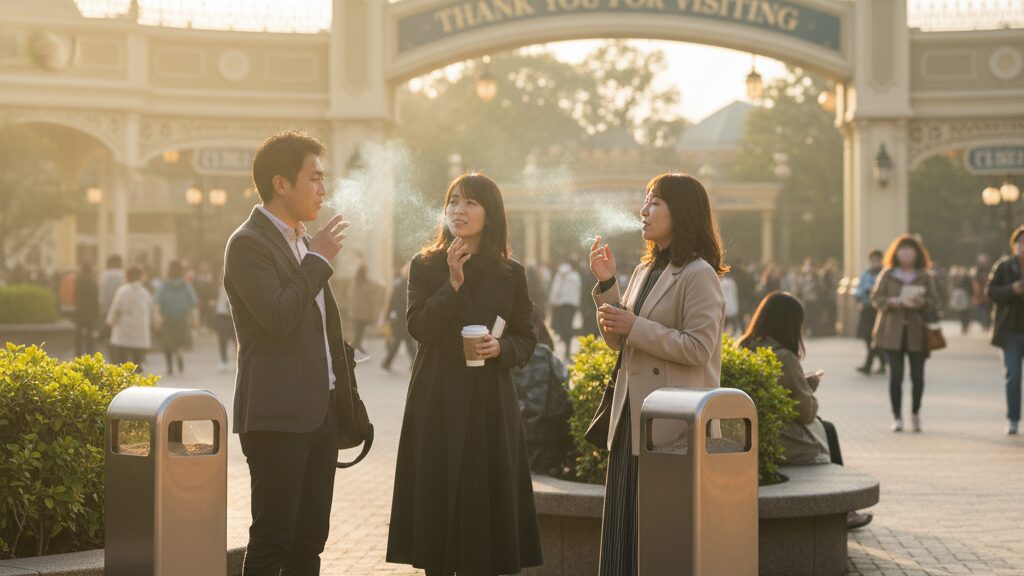 パーク外の喫煙所も紹介