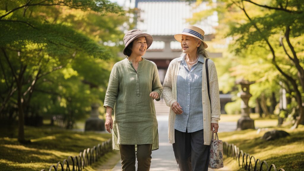 60代の京都旅行の服装は快適さ重視
