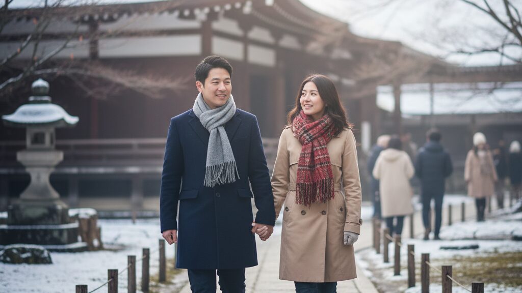 寒さ対策！京都旅行に行く冬の服装は？