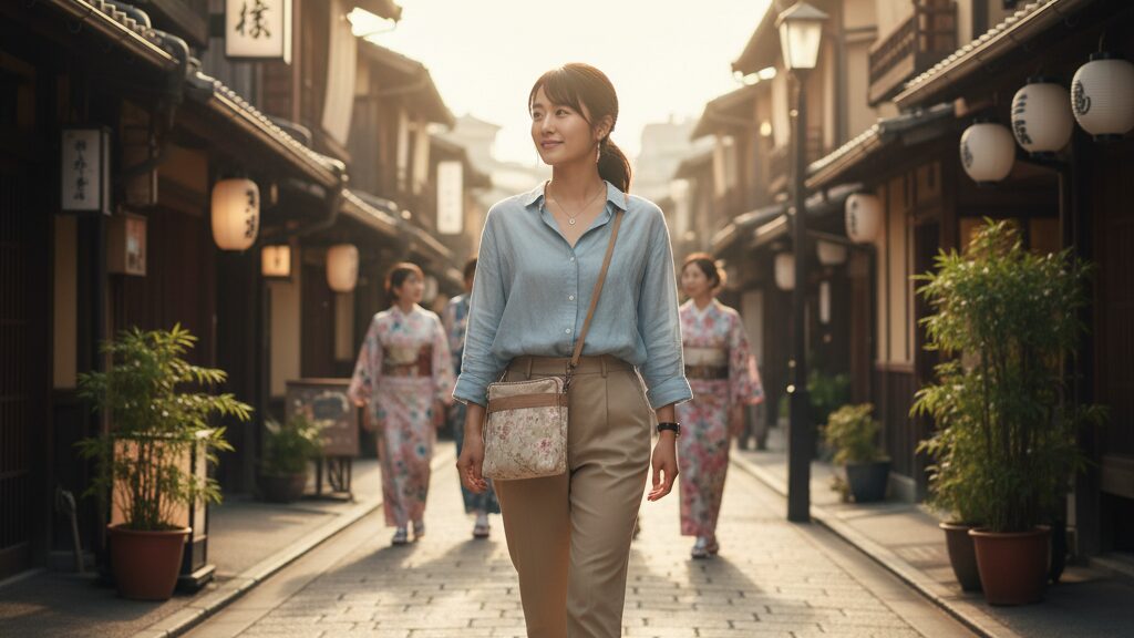 散策に便利な京都旅行 サブバッグも忘れずに