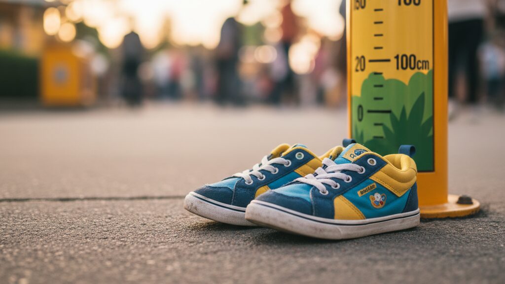 身長制限には靴の分が含まれる？ギリギリの疑問