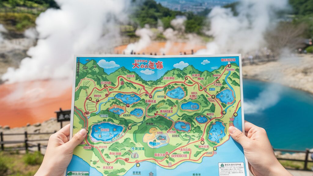 徒歩での所要時間とルート