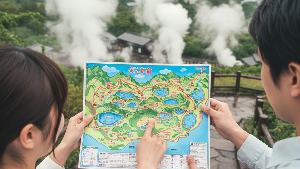 徒歩で回るときの所要時間は？