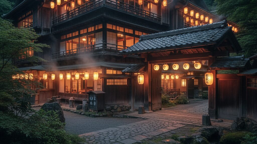 宿泊も可能な歴史ある温泉施設