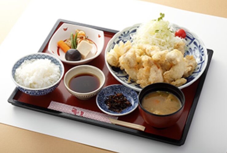 とり天定食