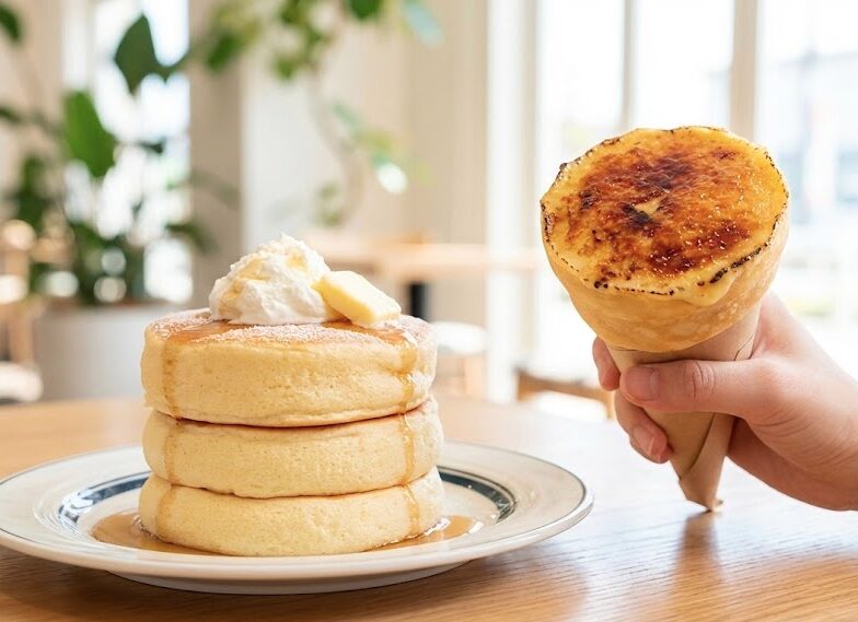 インスタ映えするスイーツとカフェ