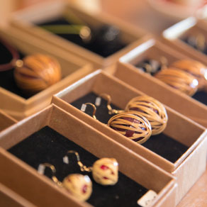 別府竹細工 ピアス【たおやめ】