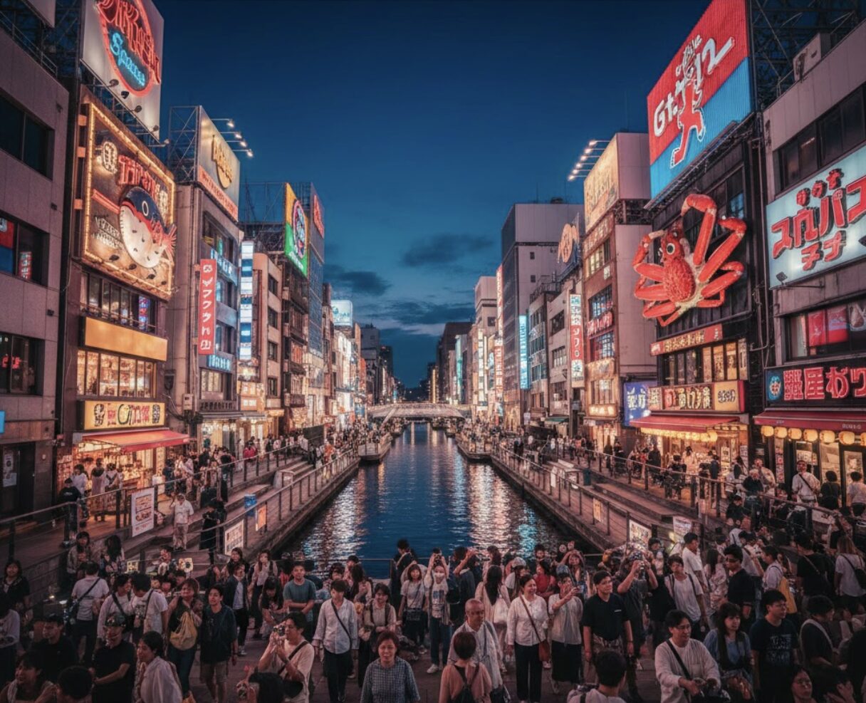 大阪のミナミ、特に道頓堀エリアは