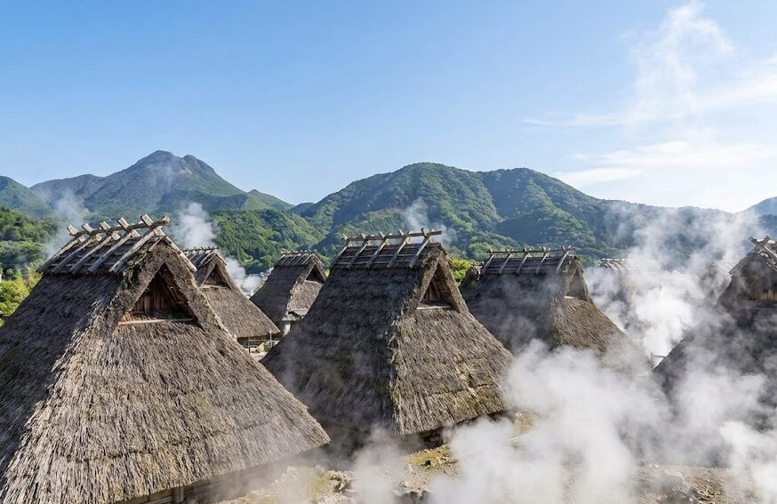 明礬温泉「湯の里」の全景