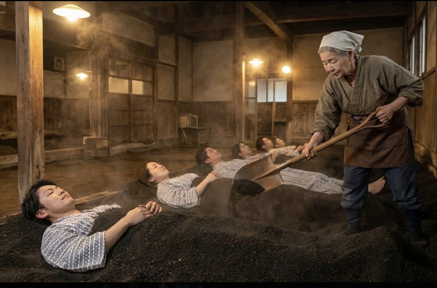 砂湯は使い回しでも衛生的