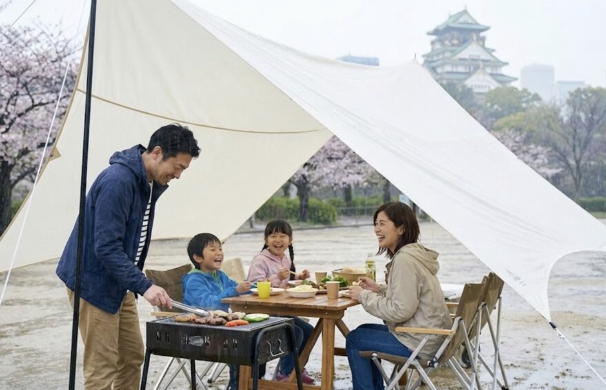 雨の日や夜桜を楽しむためのポイント