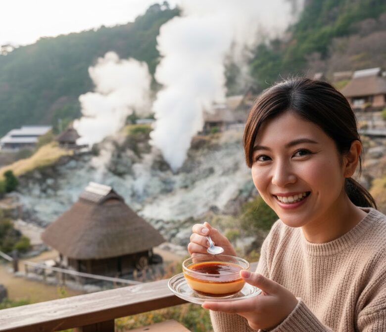 地獄蒸しプリンイメージ