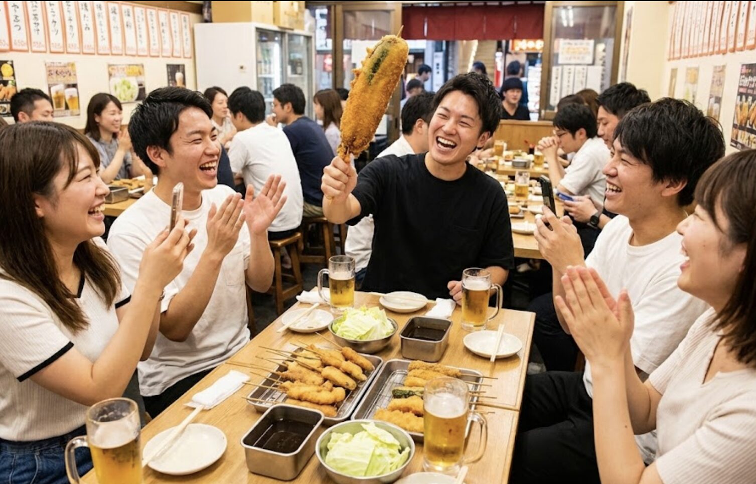 食べ放題メニューがある道頓堀の店