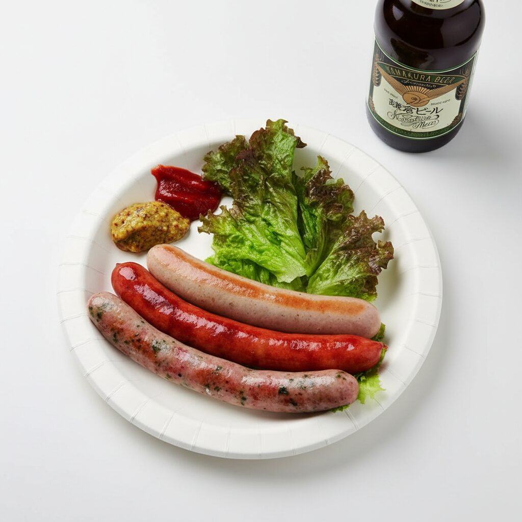 「インビス鎌倉」のドイツソーセージ