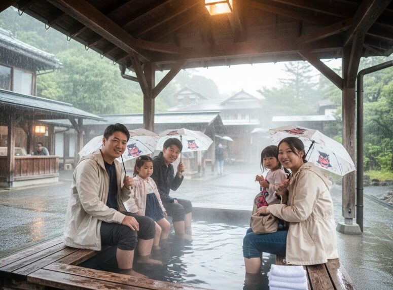 屋根付きエリアの活用法