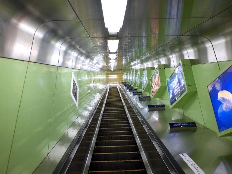 江の島エスカー（有料エスカレーター）