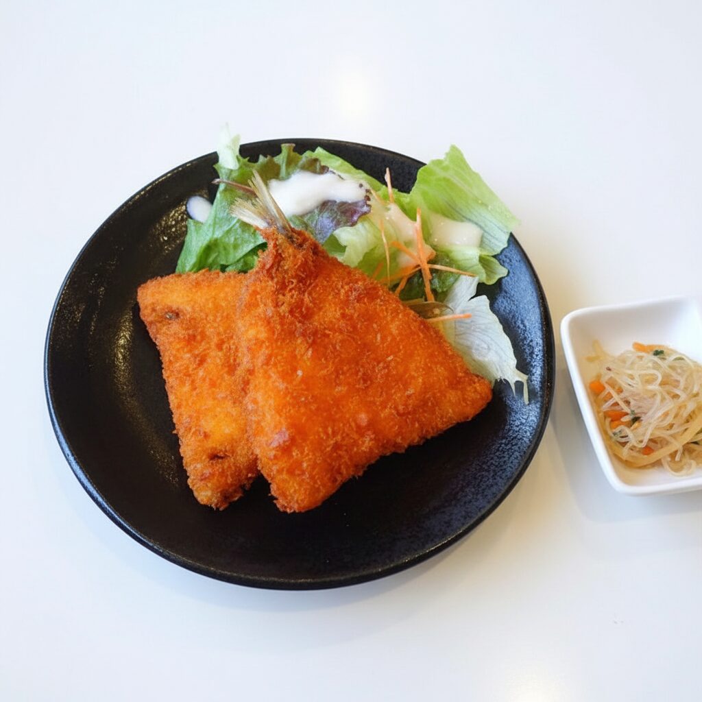 鎌倉食堂アジフライ定食