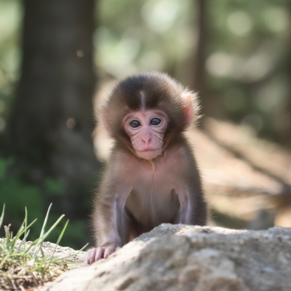 可愛い赤ちゃんサル