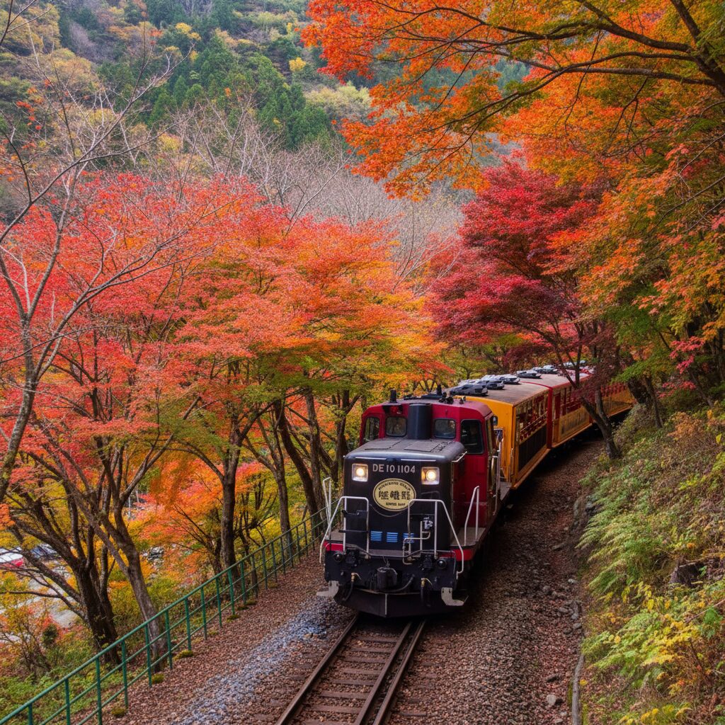 嵐山トロッコ列車