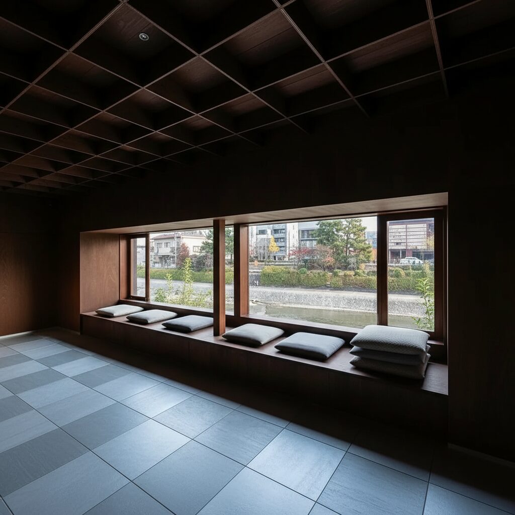 鴨川沿にある「B kyoto」