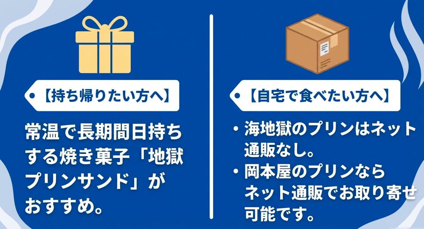 持ち帰りは可能？最適なお土産の選び方