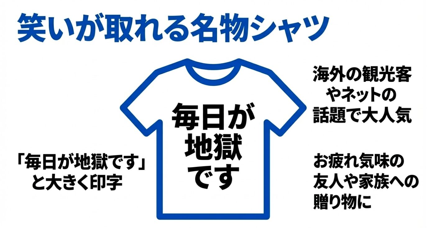 毎日が地獄ですTシャツの魅力